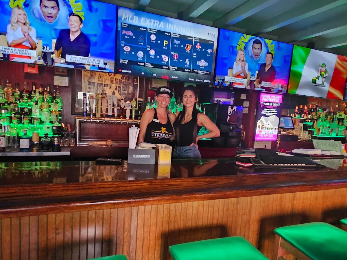 Fitzgerald's bartenders serving up drinks
