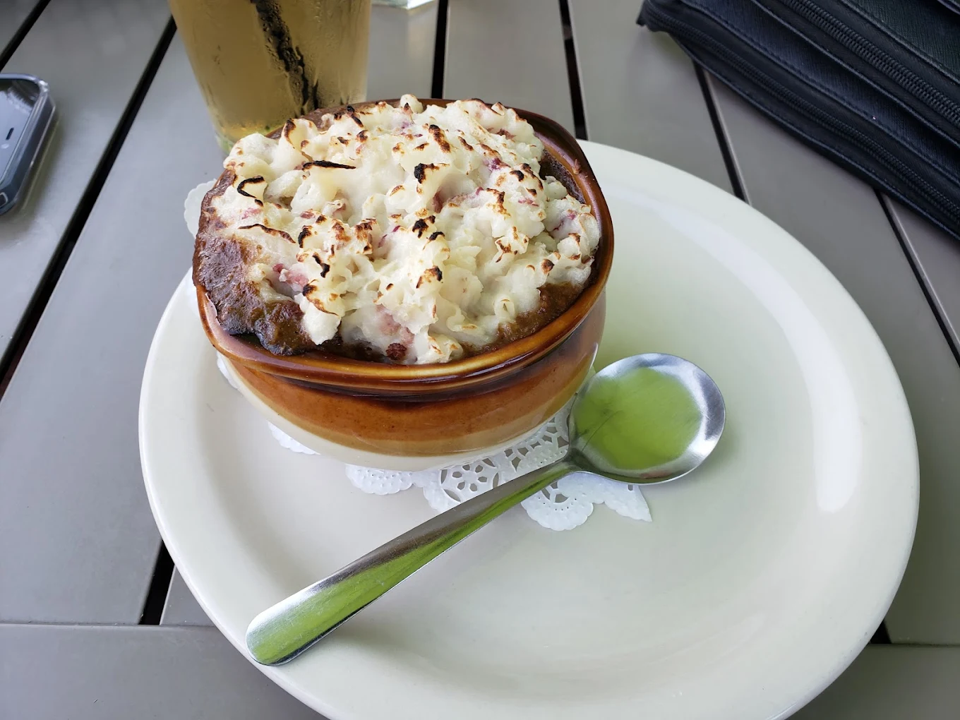 Classic shepherd's pie with mashed potato topping
